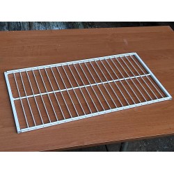 Полиця з проволоки, гардеробна 600х300мм (біла)